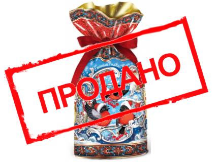 «Снегири-озорники»  с атласной лентой